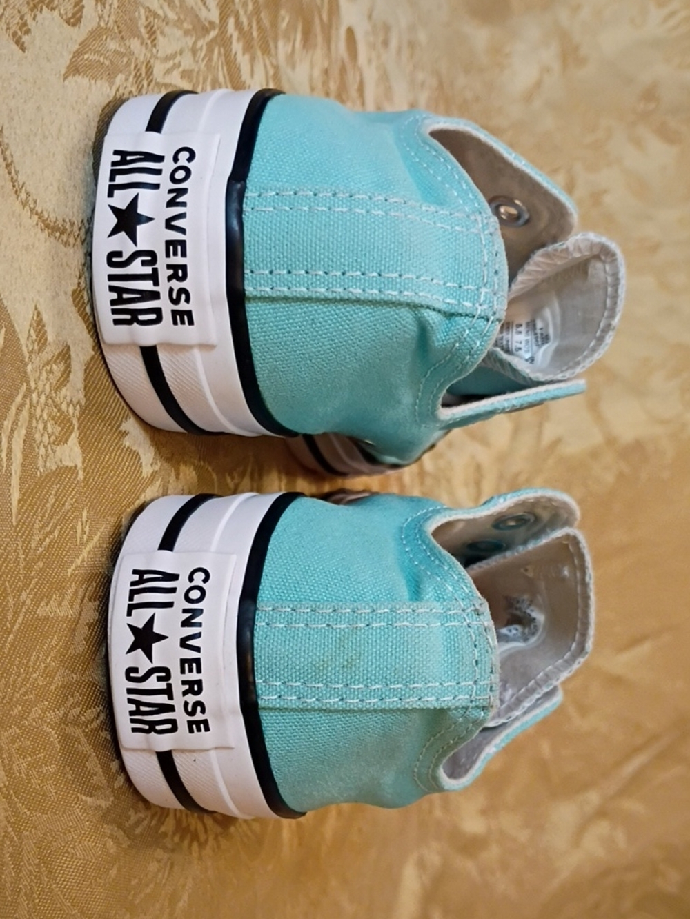 CONVERSE All Star Low Top Sneakers in Aqua . Women's 7.5 Men's 5.5 - Picture 6 of 10